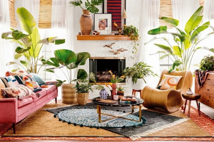 Boho Style Deko Wohnzimmer Einrichten & Dekorieren