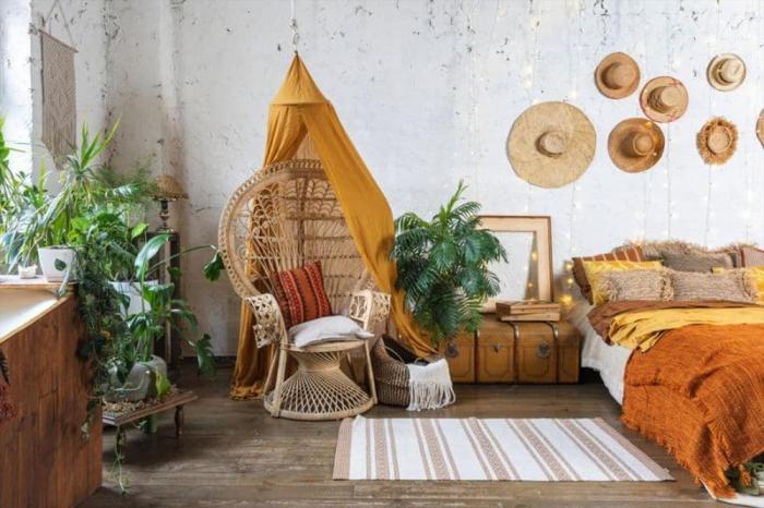 Boho chic wohnzimmer